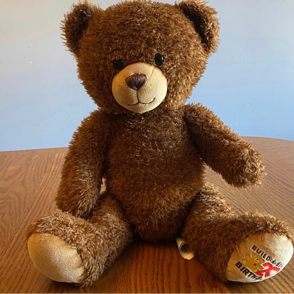 Brown Plush Build-A-Bear Teddy Bear